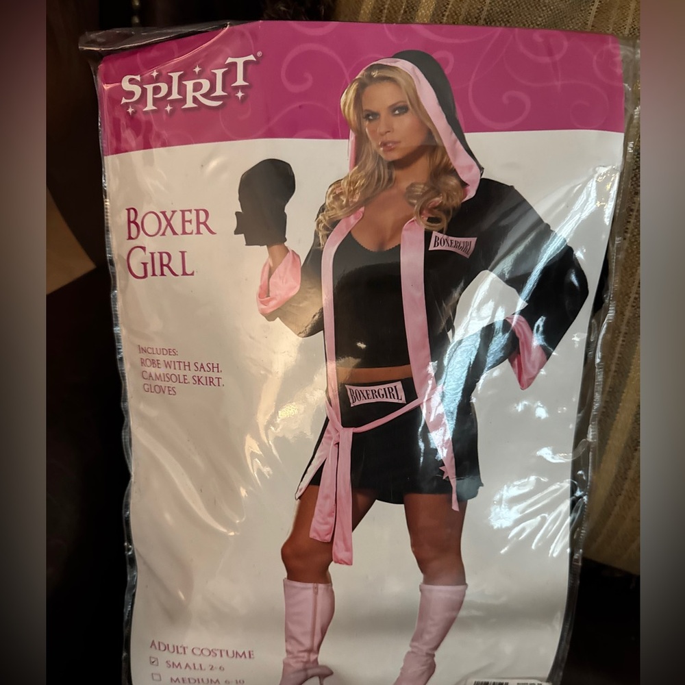 Spirit Halloween sexy boxer girl costume